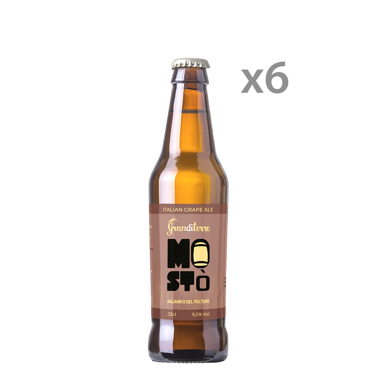 6 bottiglie - Birra Mostò 33 cl