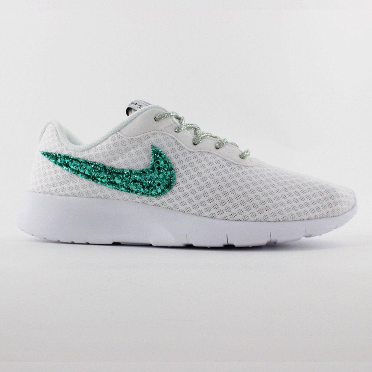 Zapatillas NIKE de traforata con logo glitter bianche e tiffany - Mimanera - Compra en Ventis.