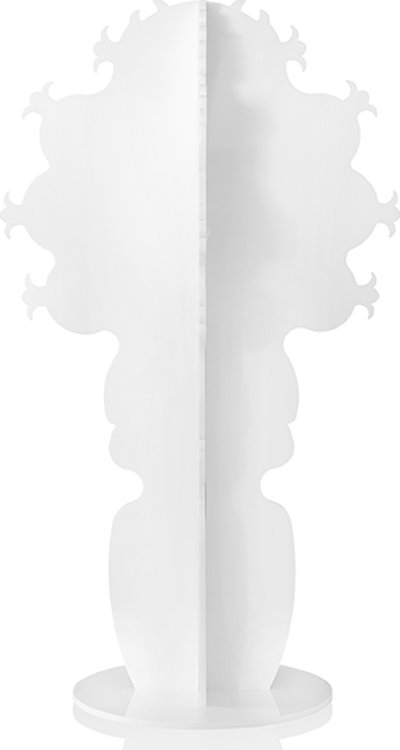 Oggetti decorativi Cactus Mono, bianco