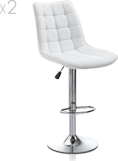 Sedie e sgabelli Set 2 sgabelli PALOH, bianco