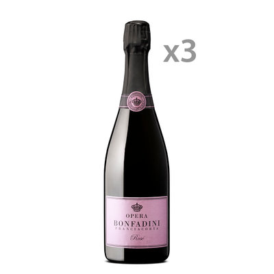 3 bottiglie - "Opera" Franciacorta Rosé DOCG