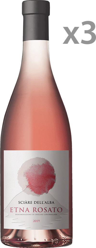 Vini rosé 3 bottiglie - Etna Rosato DOC 2019