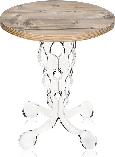 Tables Table basse Arabesque, petit chêne