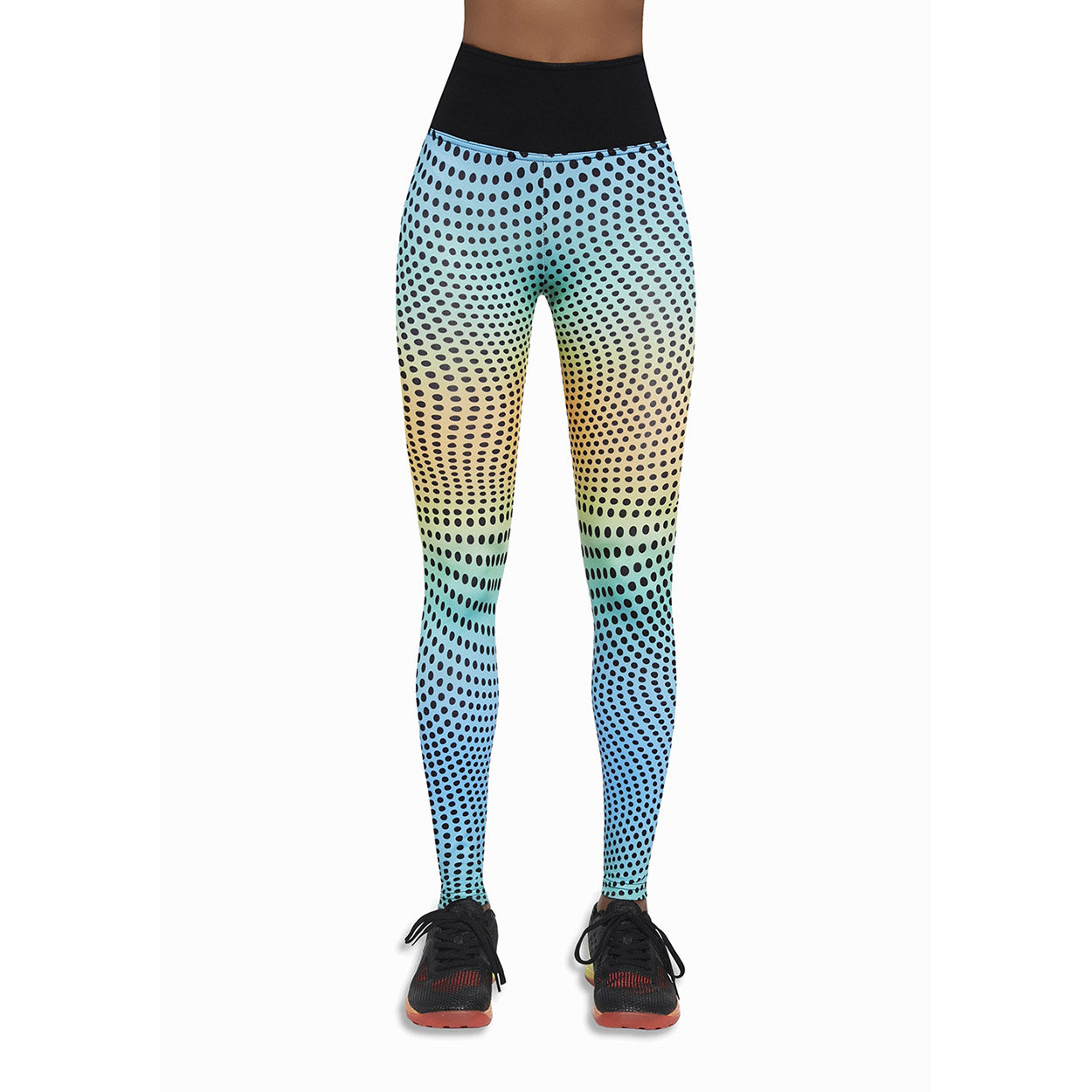 Leggings effetto snellente a pois multicolor - Bas Bleu - Acquista su  Ventis.