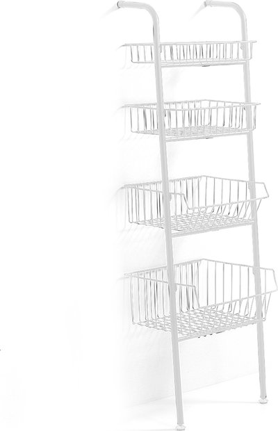 Mobili Scaffale da parete NIKKO, bianco