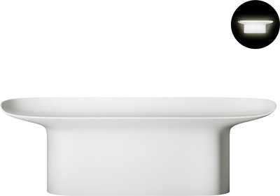 Pouf e Panche Panca luminosa LUBA, neutro