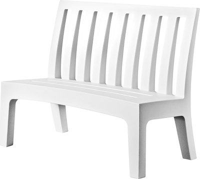 Pouf e Panche Panca ROMEO, colore bianco