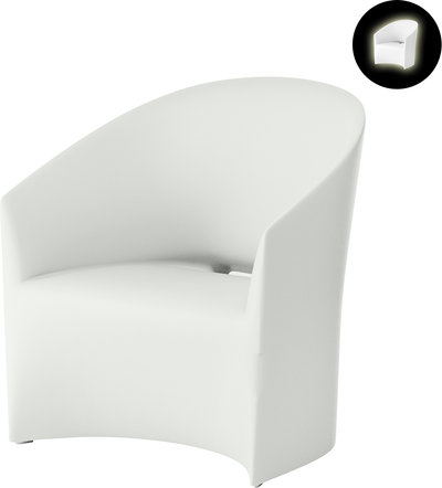 Poltrone Poltrona luminosa PINE BEACH, colore neutro