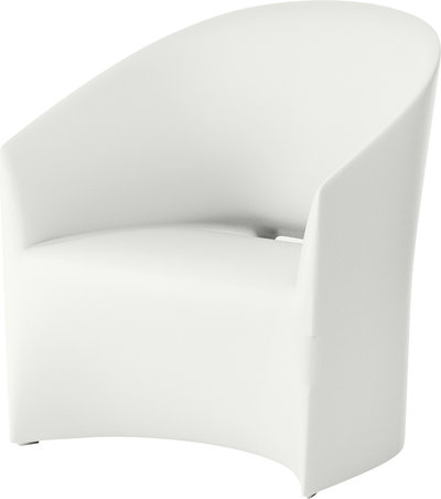 Poltrone Poltrona PINE BEACH, colore bianco