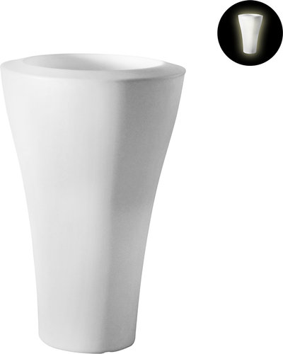 Oggetti funzionali Vaso MING luminoso, colore neutro