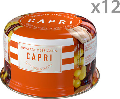 Altre conserve 12 confezioni - Insalate tonno Capri "Messicana" 250 gr