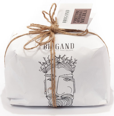 Dolci delle Feste Panettone Brigand Artigianale Crema Nocciola 1 kg