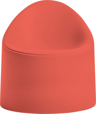 Poltrone Poltrona BAY, colore corallo