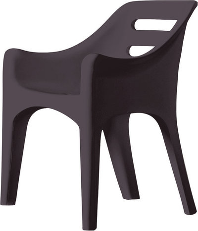 Sedia di Design RUSSEL, colore castagno
