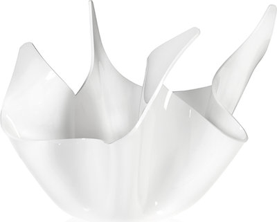 Objets fonctionnels Vase mince draperie, blanc