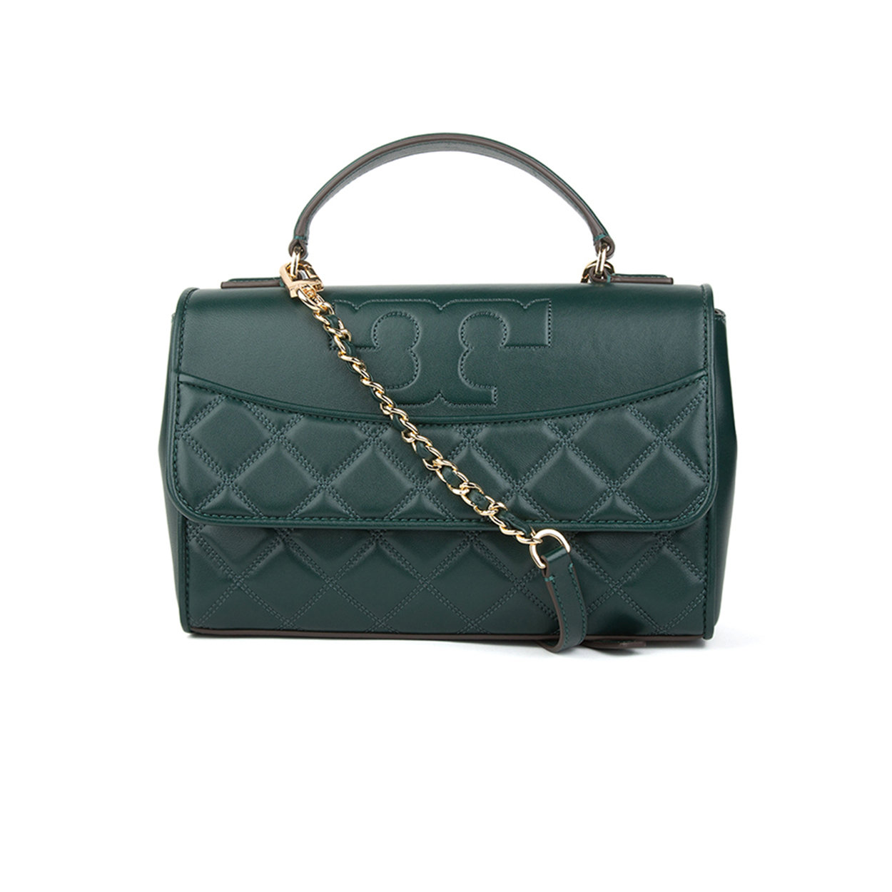 Savannah Dark Green Shoulder Bag and Handle - Tory Burch - Purchase on  Ventis.