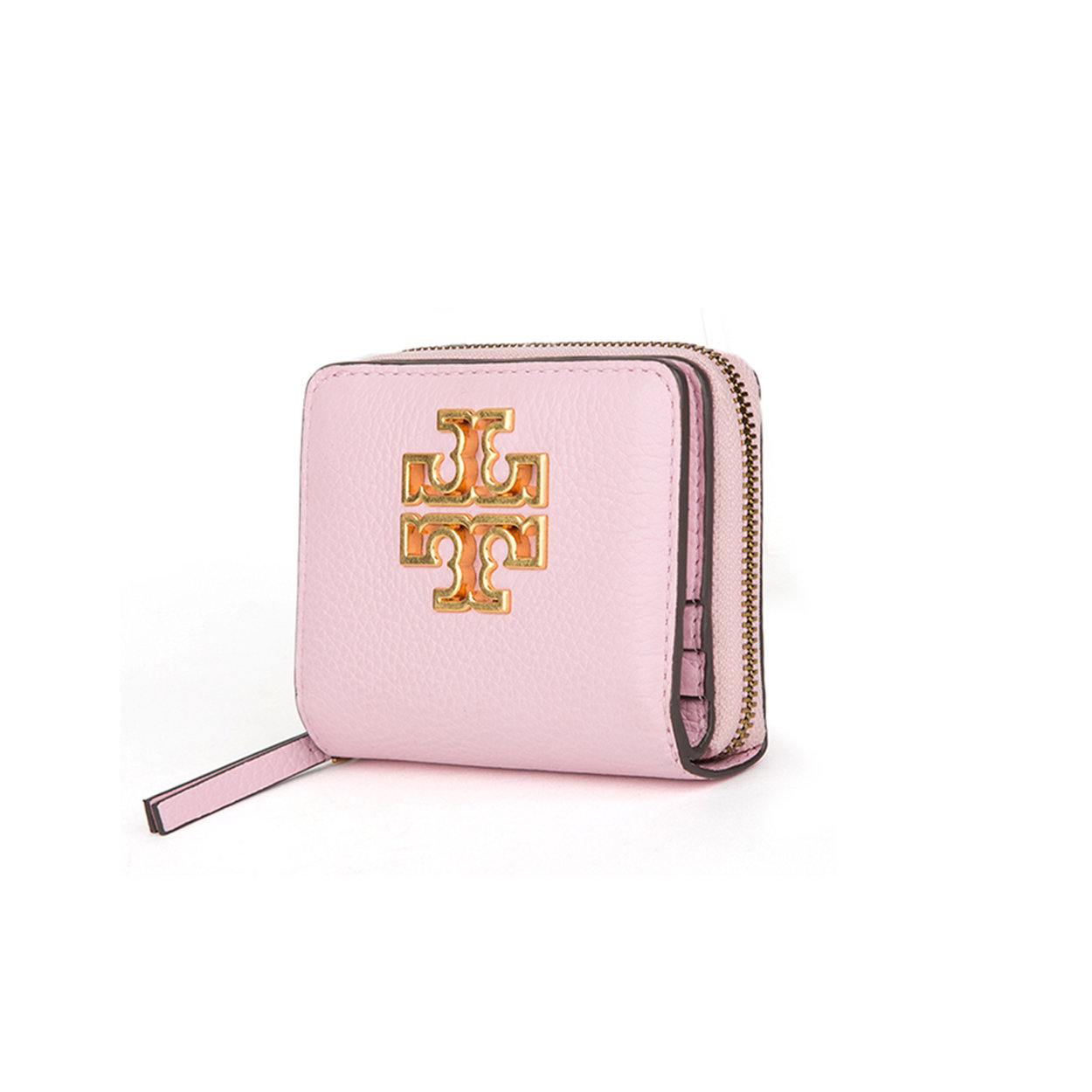 Britten mini pink wallet with gold logo - Tory Burch - Purchase on Ventis.