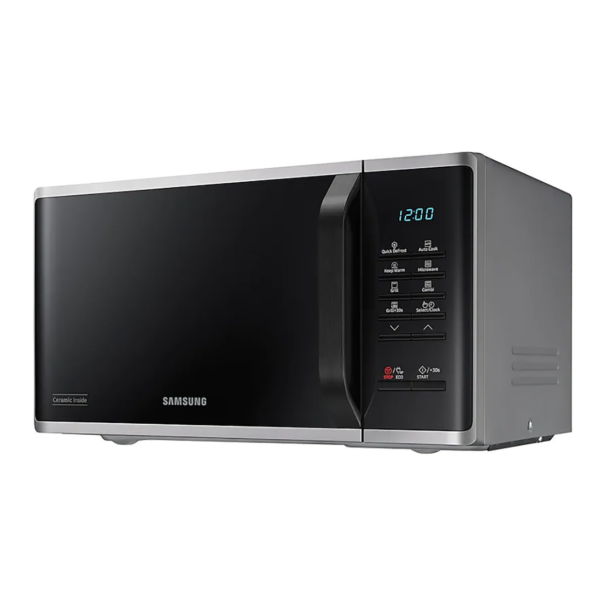 Microonde 23L Crunchy con Quick Defrost, silver - SAMSUNG
