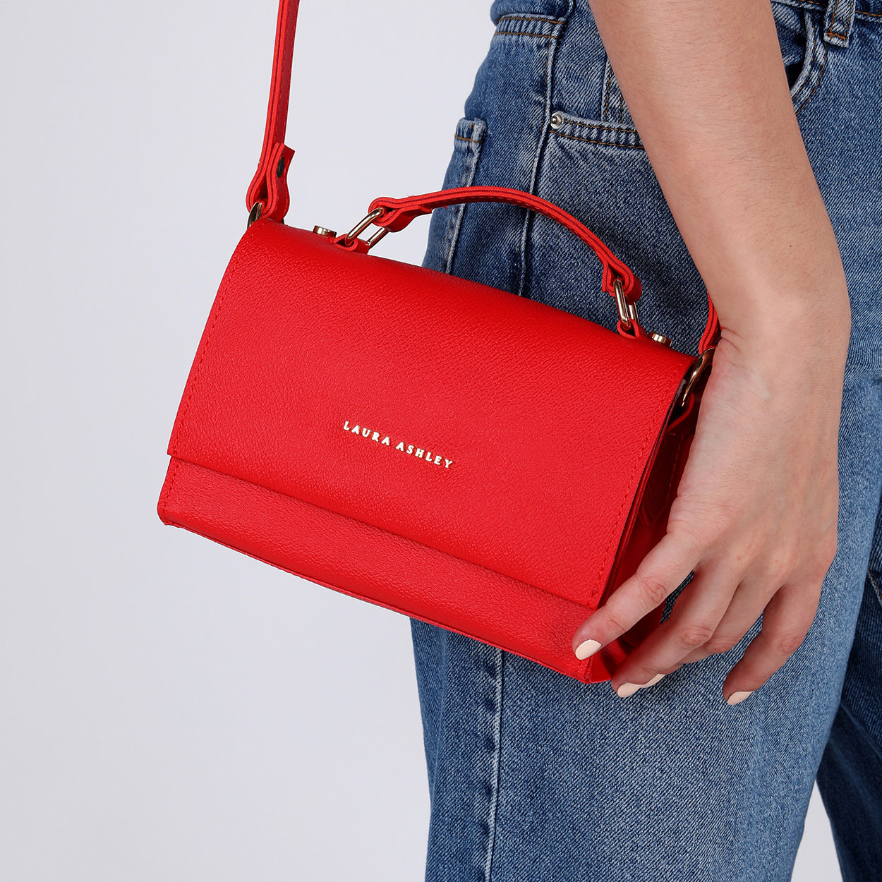 Borsa semirigida a tracolla rossa - Laura Ashley - Acquista su Ventis.