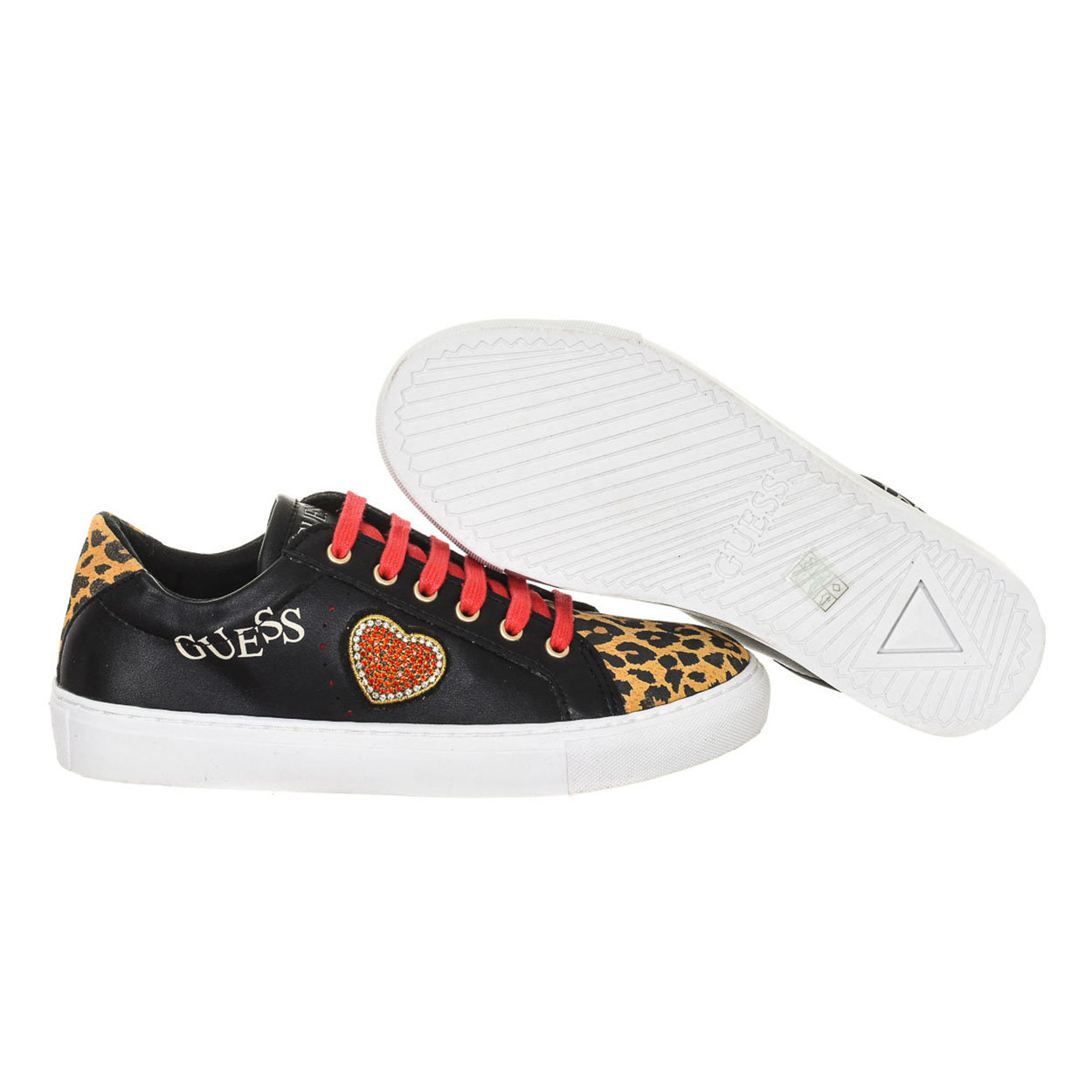 sneakers leopardate guess