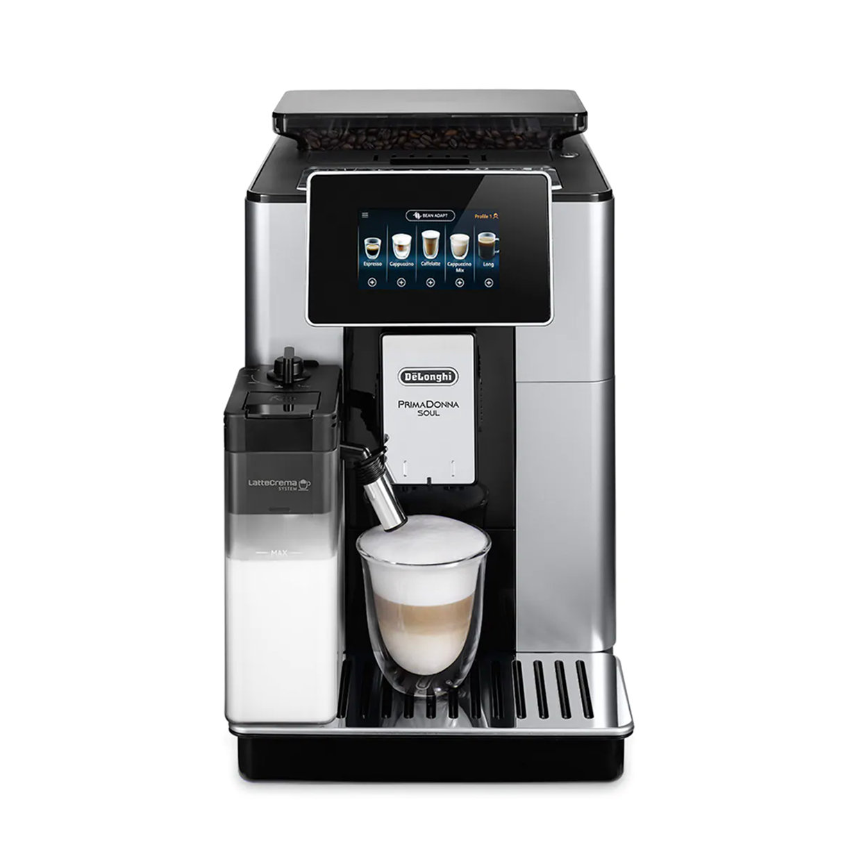 Máquinas automáticas de granos de café y polvo - ECAM 612.55.SB - De Longhi  caffè - Compra en Ventis.