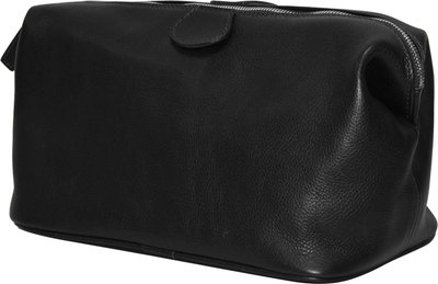 Borse a mano Beauty case classico in pelle nero
