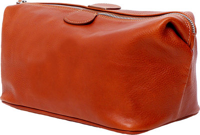 Borse a mano Beauty case classico in pelle cuoio