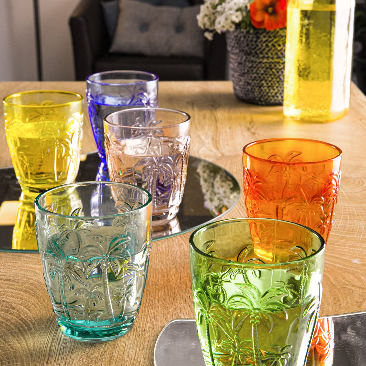 VILLA DESTE CASTLE Set 6 Calici In Vetro 280 Ml Colore Multicolor - Foto 6