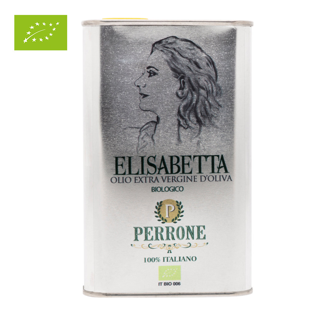 6 Latte da 500 ml di Olio EVO Biologico - ELISABETTA