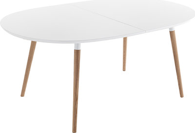 Tavoli Tavolo Ego Wood, bianco opaco