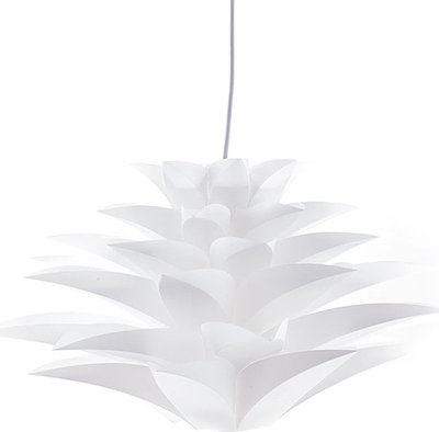 Lampade a sospensione Lampadario Petalo, bianco