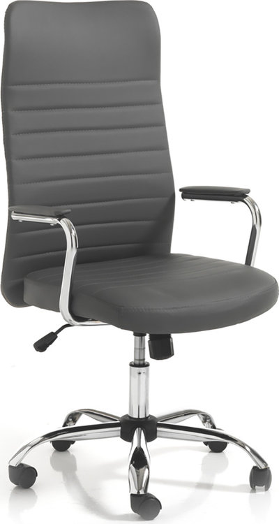 Sedute Poltrona da ufficio Tyler High, grigio
