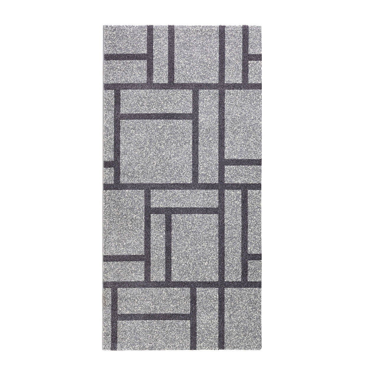 Image of Tappeto corsia serie City 10 - 80x150, grigio/nero