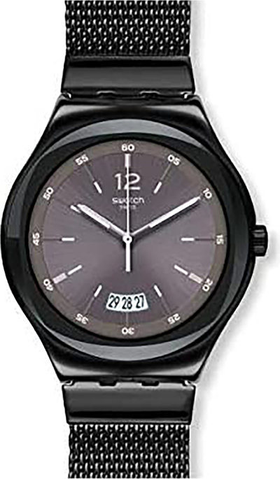 Orologi Orologio Swatch in acciaio nero