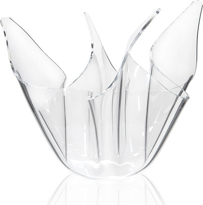 Objets fonctionnels Draperie de vase mince, transparente