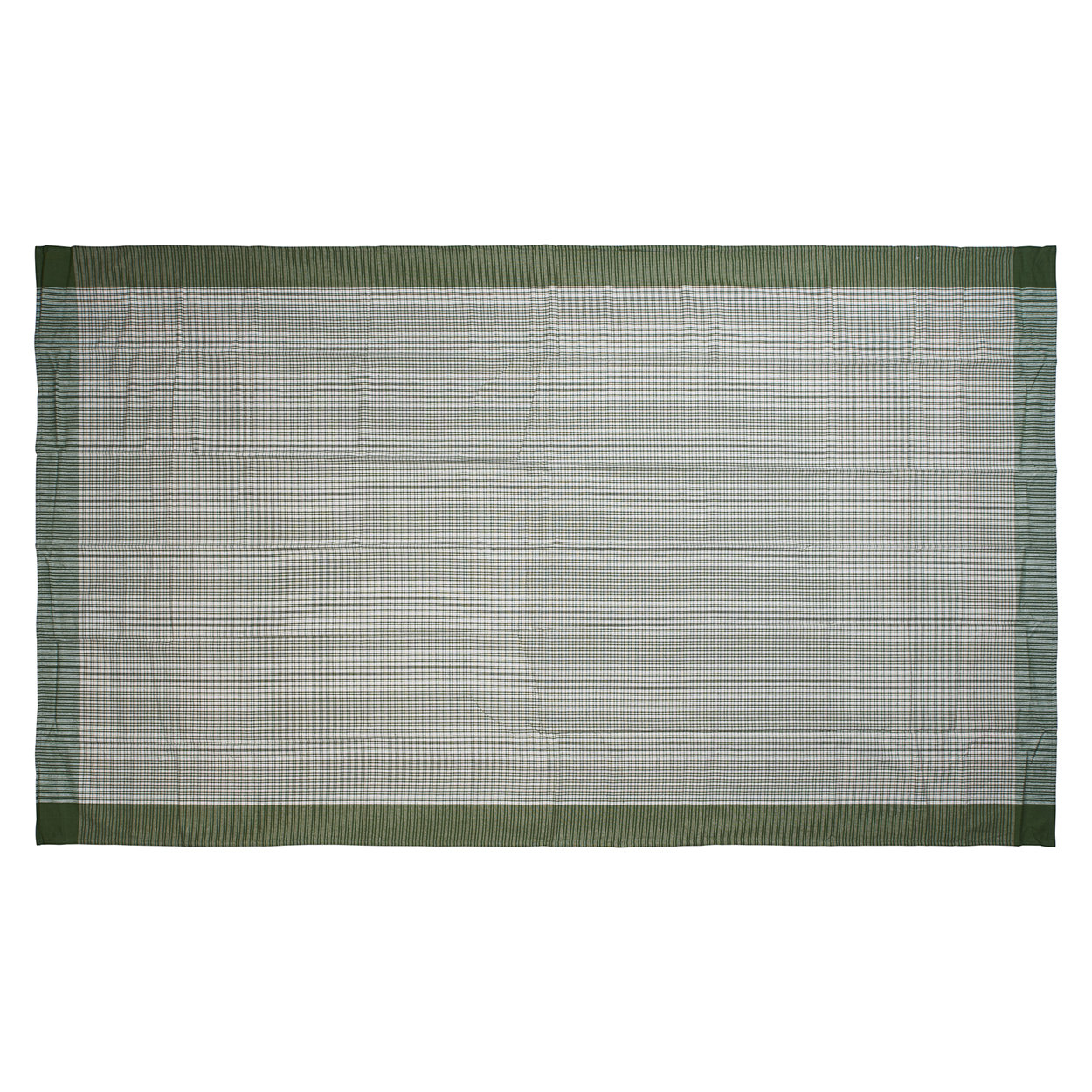 Image of Tovaglia a quadri 140x240, verde/bianco