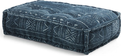 Poufs et Bancs Pouf rectangulaire YANTRA BLUE