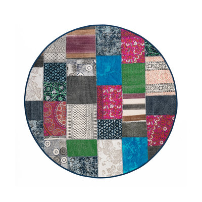Tapis Tapis YANTRA COULEURS PATCH ROND