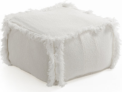 Poufs et Bancs Pouf carré NANUK, blanc