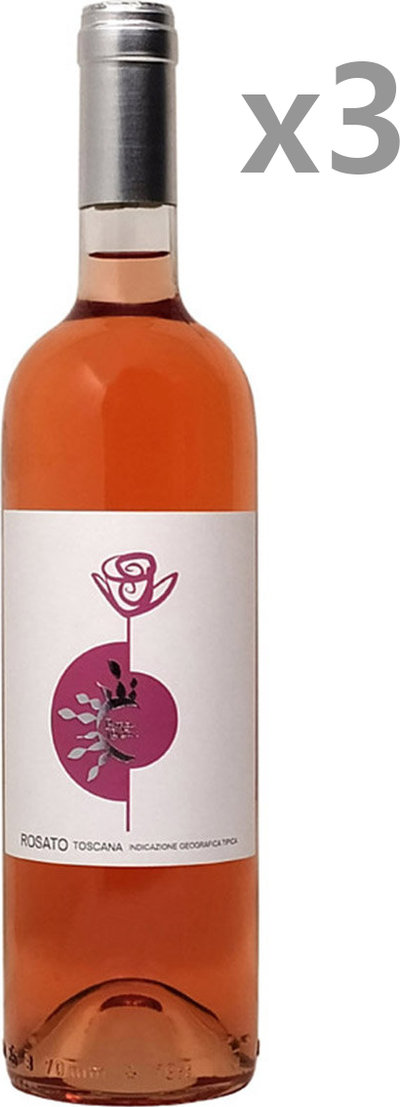 Vini rosé 3 bottiglie - Rosato Toscana IGT 2024