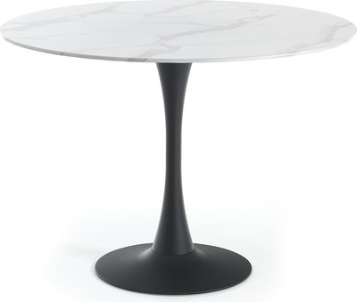 Tavoli Tavolo rotondo Tokio, bianco/grigio scuro