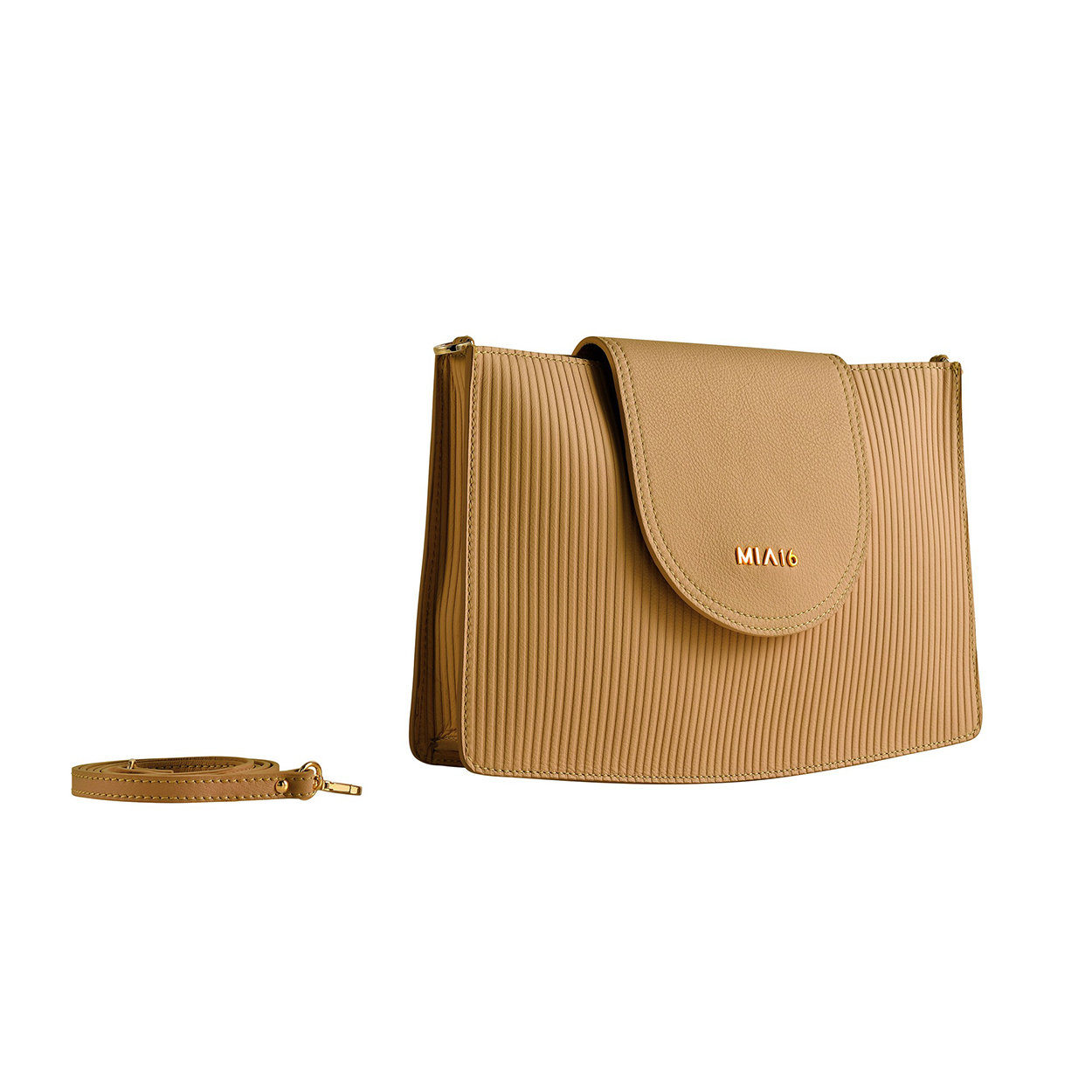Pochette en pelle rigida stampata rigatino Miss terra - MIA16 VENEZIA -  Compra en Ventis.