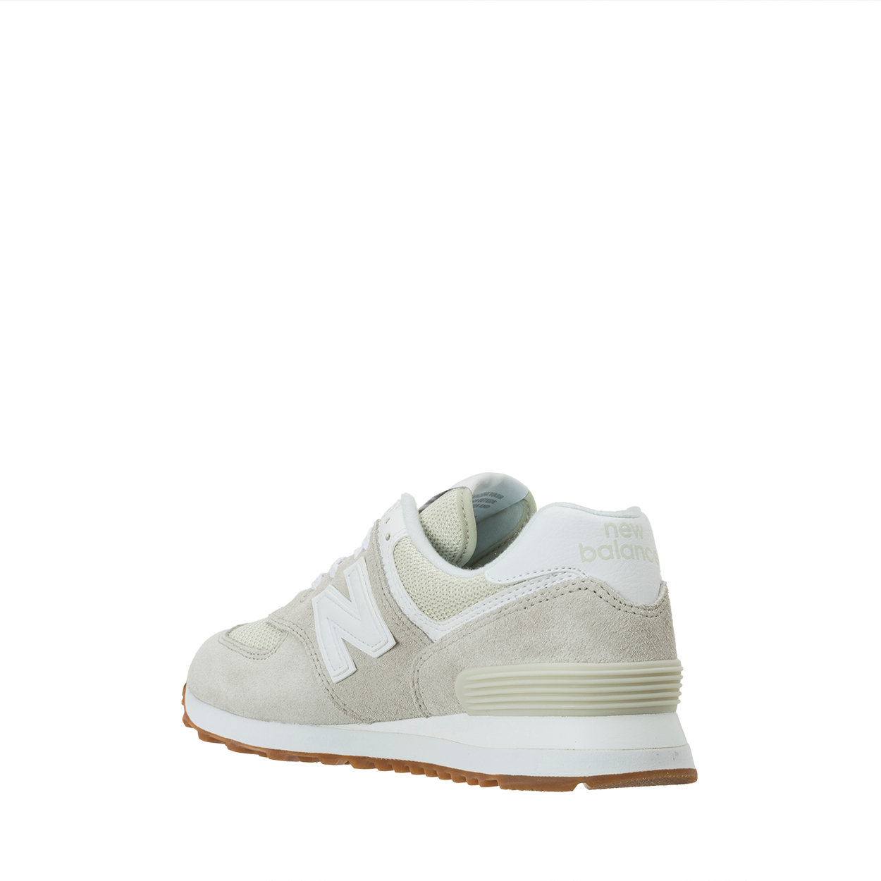 574 suede and mesh sneakers sand and 