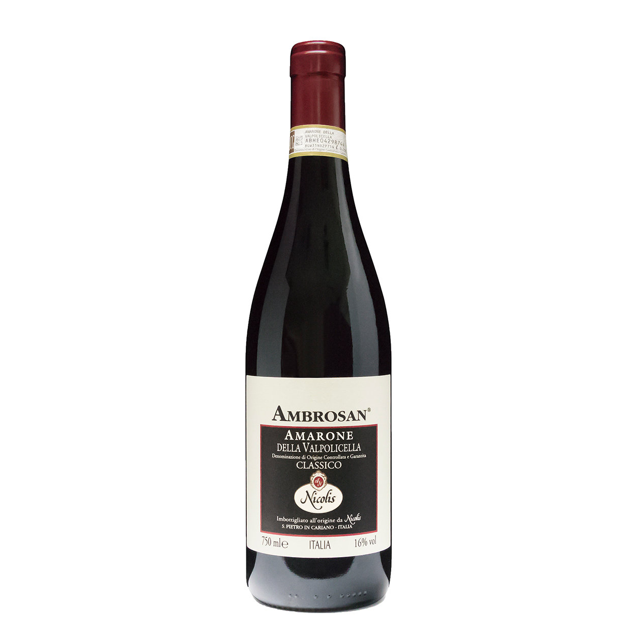1 bottiglia - "Ambrosan" Amarone della Valpolicella DOCG 2011