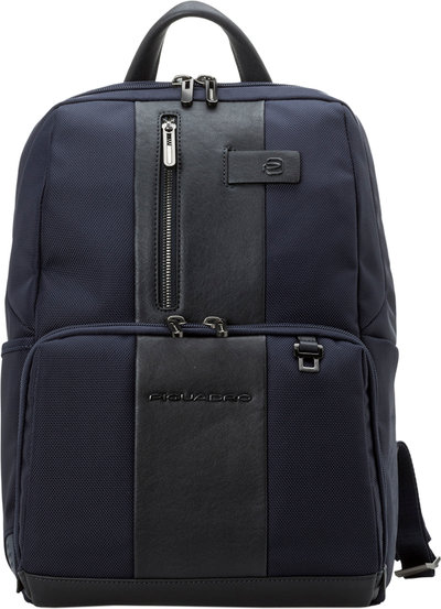 Zaini Piquadro zaino porta computer e porta ipad® in tessuto blu