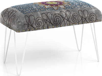 Poufs et Bancs Panca YANTRA GRIS CLAIR