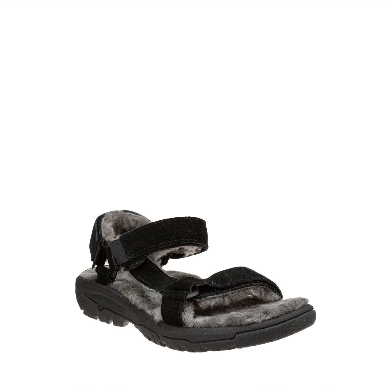 Sandalias negras de mujer Hurricane Shearling - Teva - Compra en Ventis.