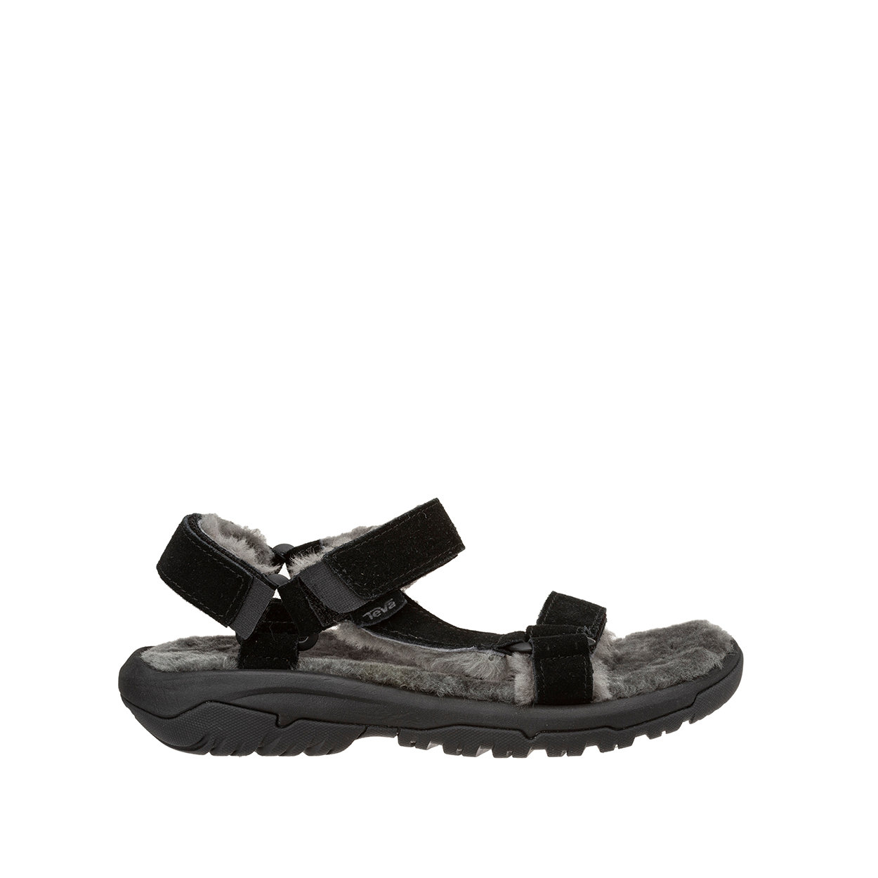 Sandalias negras de mujer Hurricane Shearling - Teva - Compra en Ventis.