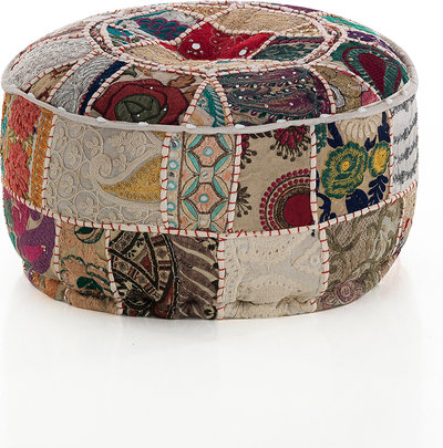 Poufs et Bancs Pouf rond YANTRA PATCH SMALL programme YANTRA