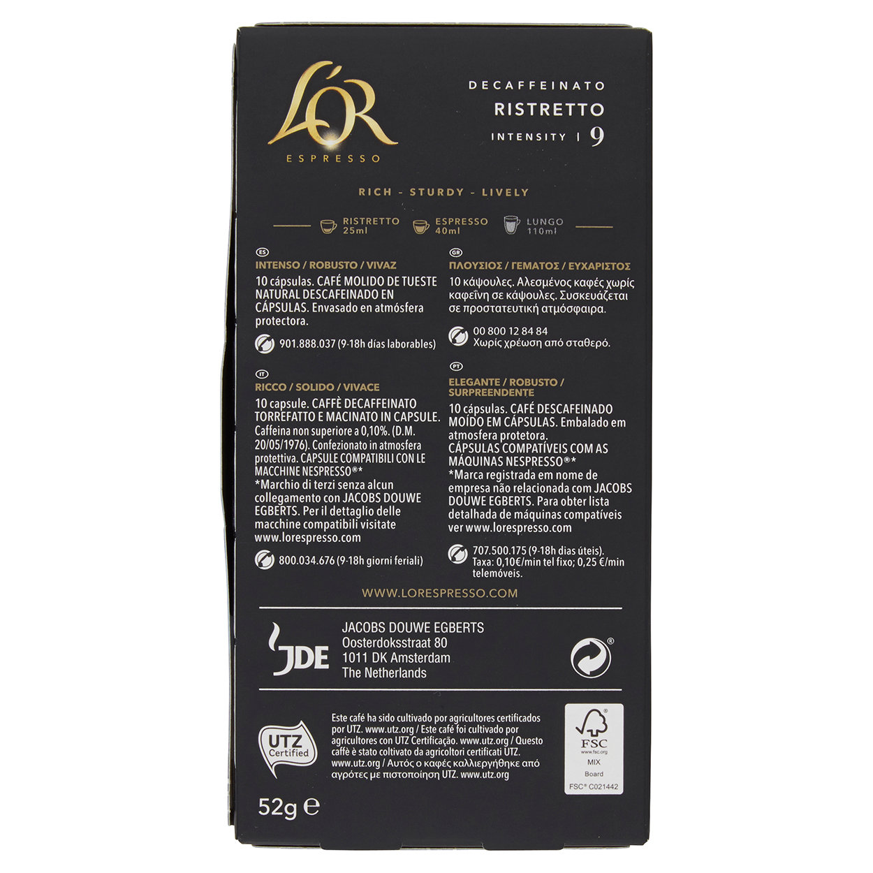 Comprar L'Or Cápsulas de café descafeinado en Lidl online con Lola Market
